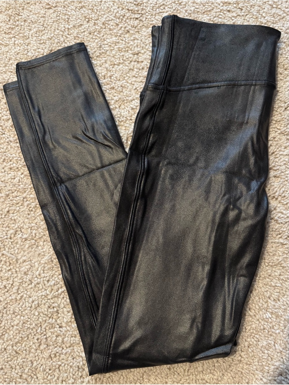 SPANX Faux Leather Leggings